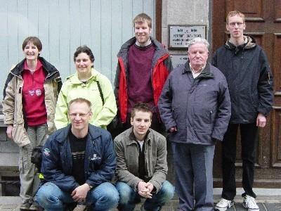 Group photo of the BlindSurfer team in April 2006
